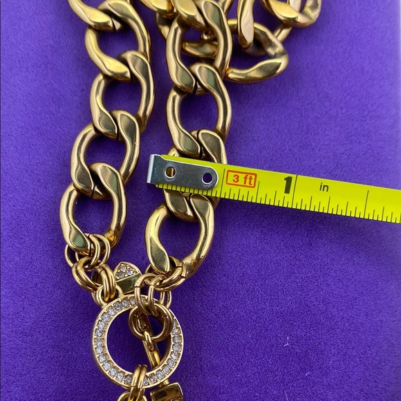💛 Y2K Gold Juicy Couture Heart Charm Necklace - Picture 4 of 5